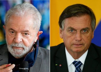 O ex-presidente Lula (PT) e o presidente Jair Bolsonaro (PL) (Foto: Miguel Schincariol/AFP/Pedro Ladeira/Folhapress)