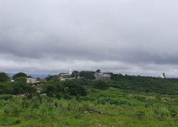 Tarde nublada em Juazeiro do Norte nesta quinta-feira (13) (Foto: Wladimir Carvalho)