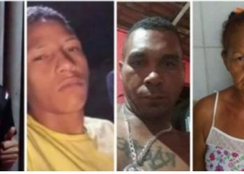 Anderson, Rafael Martins e "Paulista" morreram no local. enquanto Francisca foi socorrida em estado grave (Foto: Reprodução)