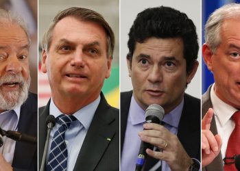 Lula, Bolsonaro, Moro e Ciro (Foto: Andre Penner/AP; Alan Santos/Presidência da República; Eraldo Peres/AP; Marcos Serra Lima/g1)