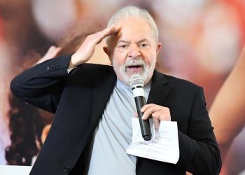 O ex-presidente Lula durante evento (Foto: André Ribeiro/Futura Press/Estadão Conteúdo)