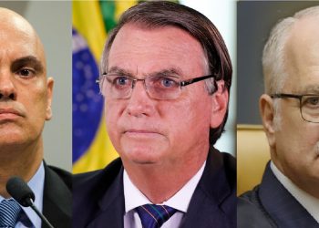 Alexandre de Moraes, Bolsonaro e Edson Fachin (Fotos: Isac Nóbrega/PR; Agência Brasil; Rosinei Coutinho/SCO/STF)