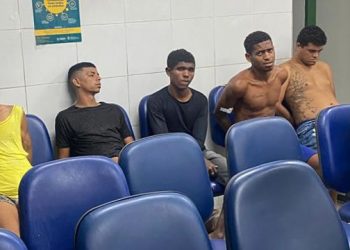 O grupo foi capturado em Barbalha, após abordagem policial (Foto: Divulgação)