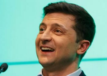 Zelensky era conhecido de um programa de TV quando se tornou presidente (Foto: Getty Images/BBC)