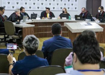 Julgamento do time do Crato e futuro do Campeonato Cearense no Tribunal de Justiça Desportiva do Ceará TJD-CE (Foto: Francisco Fontenele)