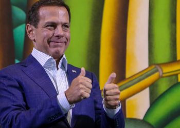 Doria em evento em que o governador confirmou sua pré-candidatura à Presidência da República (Foto: Divulgação/Pablo Jacob)