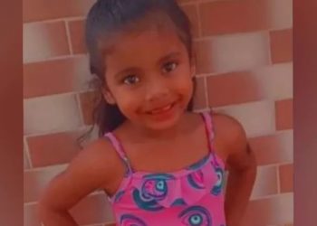 Lara Kália Alves Silva, de 5 anos, morreu após se afogar na piscina de uma chácara na cidade de Farias Brito (Foto: Arquivo pessoal)