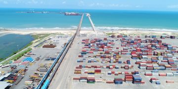 Complexo portuário do Pecém (Foto: Divulgação/Governo do Ceará)