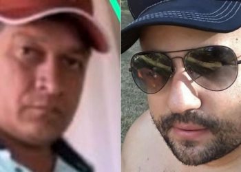 Cicero Januário Ferreira (à esq.), e Antonio Felinto da Cruz Neto (à dir.). Hermison Lucas dos Santos Ferreira, de 18 anos, filho de Cícero, também não resistiu (Foto: Reprodução)