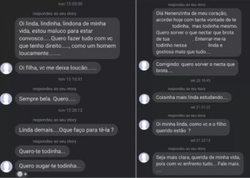 Mulher passou a receber mensagens de cunho sexual e bloqueou homem nas redes sociais, mas ele passou a contatar a família dela (Foto: Reprodução)