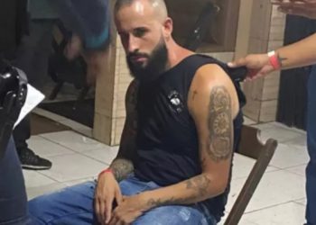 Ruan Pamponet Costa, de 28 anos, quando foi preso em Fortaleza, em novembro de 2021 (Foto: Reprodução)