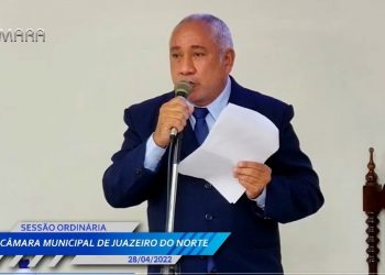 Testinha (PTB) tenta vaga na Câmara de Juazeiro do Norte desde o ano 2000 (Foto: Reprodução/Câmara de Juazeiro do Norte)