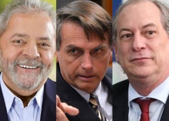 Lula, Bolsonaro e Ciro (Foto: Divulgação)
