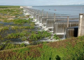 O açude Castanhão é o maior reservatório de água do Ceará (Foto: Divulgação/SRH)