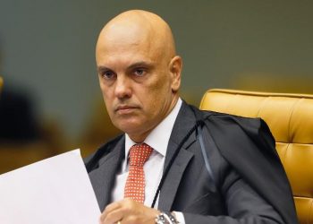 O ministro do STF, Alexandre de Moraes, durante sessão do plenário da Corte (Foto: Rosinei Coutinho/SCO/STF)