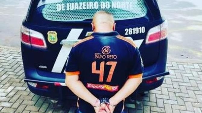 Barbalha: Investigado por crimes de tráfico de drogas e de integrar organização criminosa é preso