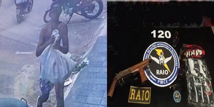 Policiamento do Raio apreende em Aurora menor suspeito de assaltar loja de roupas em Missão Velha