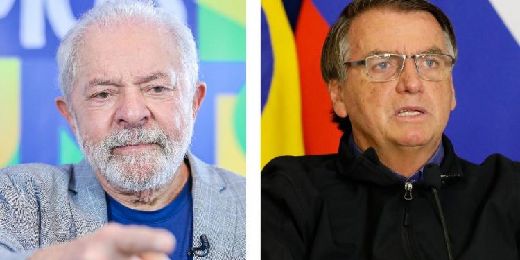 Os presidenciáveis Luiz Inácio Lula da Silva (PT) e Jair Bolsonaro (PL) (Fotos: Ricardo Stuckert e Alan Santos/PR)