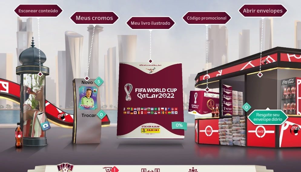 Copa do Mundo 2022: álbum digital já está disponível no site da Fifa