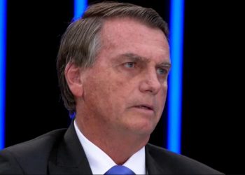 Jair Bolsonaro em entrevista ao Jornal Nacional antes das eleições de 2022 (Foto: Reprodução/TV Globo)