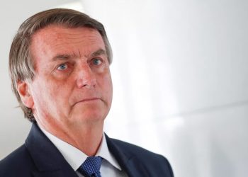 O presidente Jair Bolsonaro em imagem de 7 de julho, no Palácio do Planalto (Foto: Adriano Machado/Reuters)