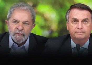 O ex-presidente Lula e o presidente Jair Bolsonaro
