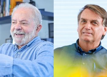 O ex-presidente Lula lidera as pesquisas de intenção de voto para o Planalto, seguido pelo presidente Jair Bolsonaro