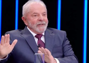 Lula é entrevistado no Jornal Nacional em agosto (Foto: Reprodução/TV Globo)