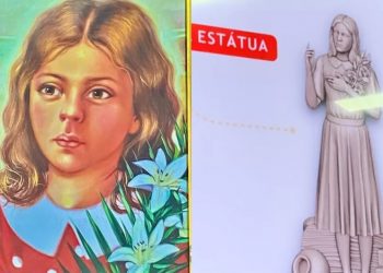 Menina Benigna ganha reconstrução facial e projeto de estátua no Cariri (Foto: Reprodução)