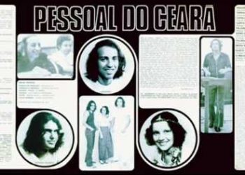 Contra capa do disco "Pessoal do Ceará" de 1973 (Foto: Arquivo)