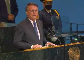 Jair Bolsonaro discursa na ONU (Foto: Reprodução/YouTube Nações Unidas)