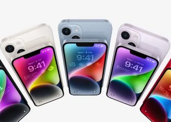 As cores dos iPhone 14 (Foto: Reprodução/Apple)