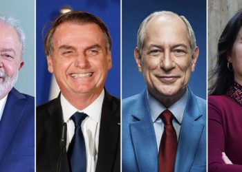 Os quatro principais candidatos à Presidência em 2022 (Foto: Ricardo Stuckert/PT; Alan Santos/PR;/Divulgação)