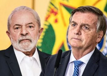 Pesquisa Paraná Pesquisas mostra o ex-presidente Lula (PT) com 42,7% das intenções de voto e o presidente Jair Bolsonaro (PL) com 36,4% (Foto: Andressa Anholete/Minas/Bloomberg/Getty Images)