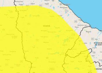 O alerta amarelo prevê umidade do ar entre 30% e 20% para as cidades dessas regiões (Foto: Inmet/Divulgação)