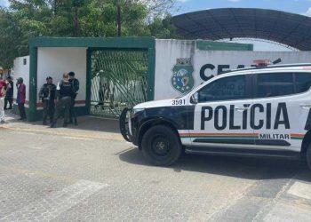 O caso aconteceu no dia 5 de outubro deste ano em escola de Sobral (Foto: Matheus Ferreira/SVM)