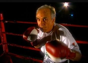 Éder Jofre no programa Baú do Esporte de 2021 (Foto: TV Globo/Reprodução)