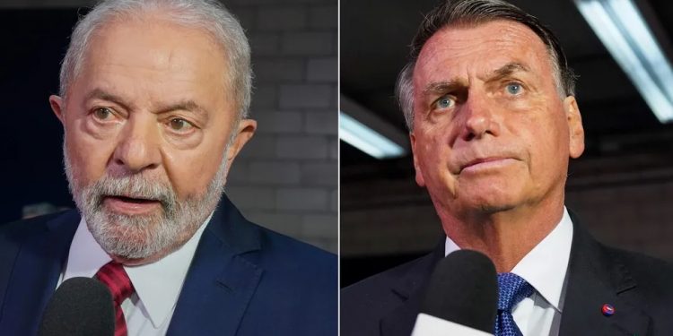Ipec: Lula tem 54% dos votos válidos no 2º turno, e Bolsonaro, 46%