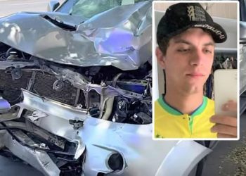 Matheus Giestal Rodrigues de Oliveira, dirigia um carro e atropelou as vítimas (Foto: Reprodução)