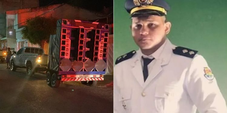 Tenente da PM morre após colidir moto em paredão de som no interior do Ceará