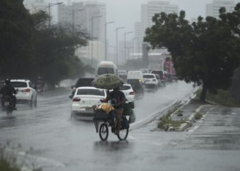 Apesar do aviso de chuvas intensas, o risco de prejuízos é baixo (Foto: Fábio Lima)
