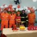 Criança autista ganha presença surpresa do Corpo de Bombeiros em festa de aniversário, em Crato