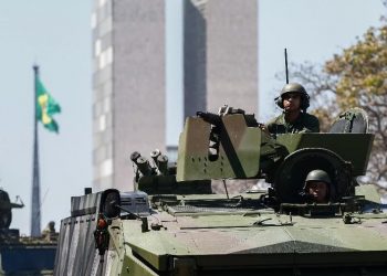 Militares do Exército no desfile de 7 de setembro em Brasília (Foto: Alan Santos/PR)