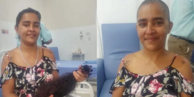 Diagnosticada com tumor na cabeça, caririense decide doar cabelos para pacientes em quimioterapia