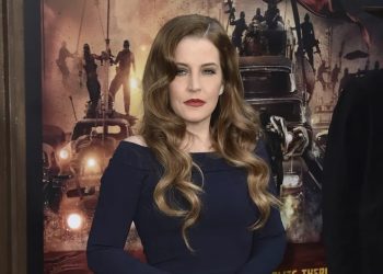 Lisa Marie Presley na estreia de 'Mad Max: Estrada da fúria', em 2015 (Foto: Jordan Strauss/Invision/AP)