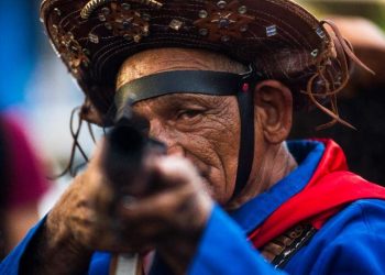 Mestre bacamarteiro, Nena se considera um "homem de cultura e agricultura" (Foto: Jr Panela)