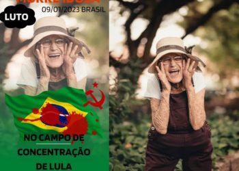 Imagem usada em boato sobre morte de idosa detida pela PF e imagem original, disponível em banco de imagens gratuito (Foto: Twitter/Reprodução e Edu Carvalho/Pexels)