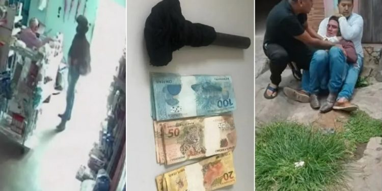 Homem é espancado e preso após assaltar idosa com martelo em Granjeiro