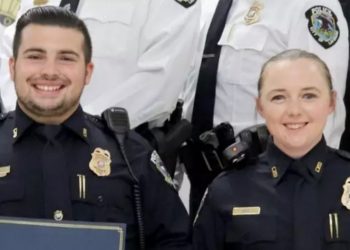 Maegan Hall manteve relações íntimas com seis policiais (Foto: Reprodução/Facebook)