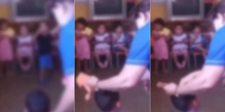 Criança leva tapa na cabeça em creche municipal do Crato e mãe registra B.O: ‘fiquei indignada’